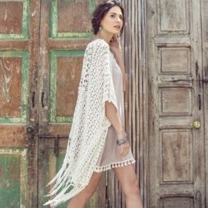 Kori Crochet Knit Cardigan/Beach Coverup